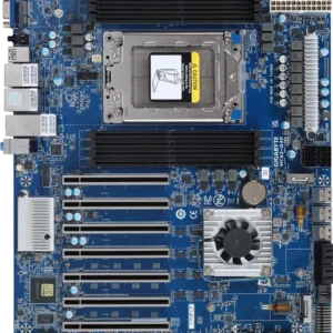 Gigabyte MC62-G40 Workstation Motherboard - Socket sWRX8 AMD Ryzen Threadripper PRO 5000/3000WX, 8xDDR4 ECC REG, 6xPCIe 4.0 x16, Dual 10GbE LAN, Dual M.2 NVMe, AST2600