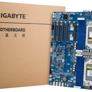 Gigabyte-MZ71-CE1- SP3 Dual Socket – Supporto AMD EPYC 7003/7002, 16x DDR4 3200MHz ECC REG, PCIe 3.0, M.2 NVMe, Dual GbE, E-ATX, LAN Management, Aspeed AST2500