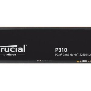 Crucial P310 SSD 2TB M.2 2280 PCIe NVMe – Unità a stato solido ad alte prestazioni con velocità fino a 7100 MB/s lettura e 6000 MB/s scrittura, ideale per PC e notebook