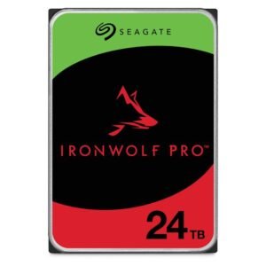 HDD – Seagate IronWolf Pro 24TB 3.5’’ SATA III 7200rpm, hard disk professionale per NAS, server e workstation con 2.5M ore MTBF e 5 anni di garanzia**