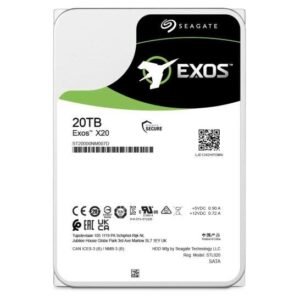 Hard Disk Seagate Exos X20 20TB 3.5" SATA 7200rpm 256MB Cache HDD Enterprise Data Center
