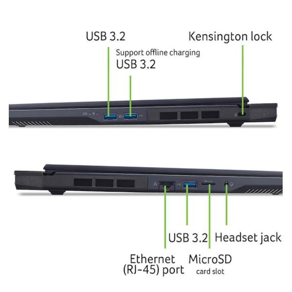 Acer Predator Helios Neo 16S AI PHN16S-71-9818, Intel Core Ultra 9-275HX, 32GB RAM DDR5, 2TB SSD, GeForce RTX 5070 Ti 12GB, Display OLED 16" WQXGA 500 nit, Windows 11 Home - immagine 2