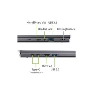 Acer Swift Go AI PC 16 SFG16-72-990J, Intel Core Ultra 9 185H, 16GB DDR5, 1TB SSD, Intel Arc A350M, Display 16" OLED 3.2K, Windows 11 Home, Grigio