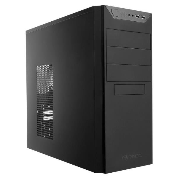 Cabinet VSK-4000B Case Mid-Tower ATX/Micro-ATX/Mini-ITX, Nero, 3 bay da 5.25”, USB 3.0 frontale, design compatto ed elegante - immagine 3