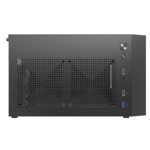 Cabinet Gaming AX27-RGB-ELITE – Mid Tower ATX con vetro temperato, supporto schede madri ATX/Micro-ATX/ITX, 3 slot HDD, connettività USB frontale, colore nero