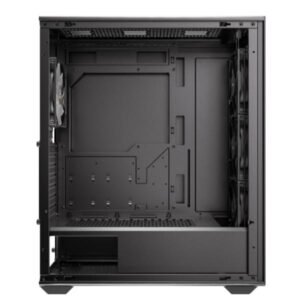 Antec AX85-ARGB Mid Tower ATX Case gaming nero con pannello in vetro temperato, 4 ventole ARGB incluse, supporto radiatori 360mm e gestione cavi ottimizzata