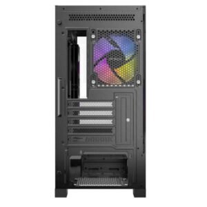 CX500M ARGB – Cabinet Gaming Mini Tower Micro-ATX/ITX con vetro temperato, illuminazione ARGB, porte USB 3.0 e Type-C frontali, supporto GPU 340mm e radiatori 280mm