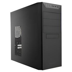 Cabinet VSK-3000B Mini-Tower nero, compatibile Micro-ATX e Mini-ITX, con 2 bay da 5.25” e USB 3.0 frontale