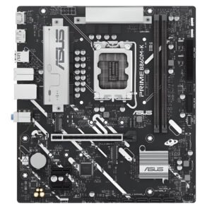 MOTHERBOARD - ASUS PRIME B860M-K / Socket LGA1851 / DDR5 fino a 128GB / HDMI e DisplayPort / Realtek 2.5G LAN / Audio 7.1 / RAID 0/1/5/10 / USB 3.0 e 2.0 / SATA 6 Gbps / Form Factor EATX