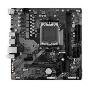 Asrock A620M-H scheda madre Micro-ATX AM5 DDR5 fino a 96GB con HDMI, DisplayPort, SATA III e LAN Gigabit