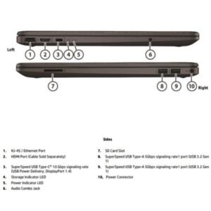 Notebook HP 250R G9, Intel Core i5-1335U, 16GB RAM, 512GB SSD, 15.6" Full HD, Windows 11 Pro