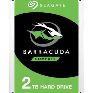 Seagate BarraCuda HDD 2TB 3.5" SATA III 7200rpm con 256MB di cache, tempo accesso 6ms e tecnologia SMART