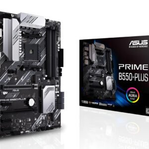 Asus B550 ATX Motherboard Aura Sync con Dual M.2 PCIe 4.0, LAN Gigabit e USB Type-C