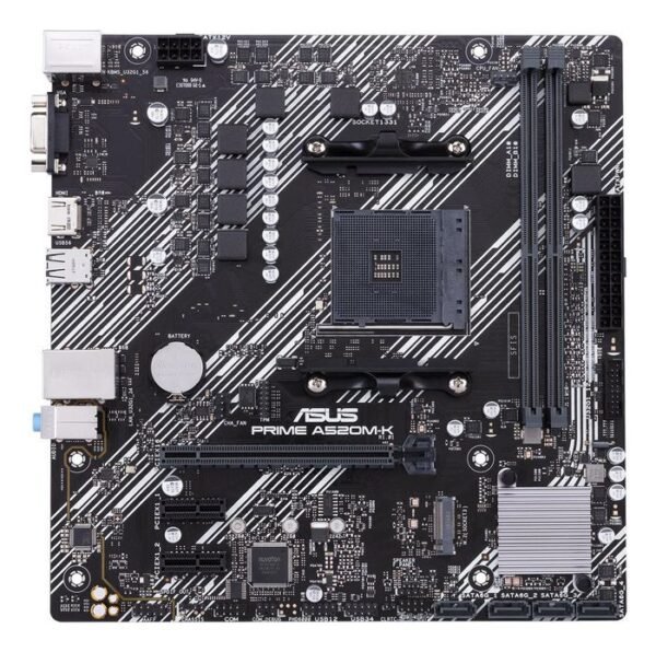 Asus AMD A520 (Ryzen AM4) micro ATX motherboard with M.2 support, 1 Gb Ethernet, HDMI/D-Sub, SATA 6 Gbps, USB 3.2 Gen 1 Type-A-W126266258-EET - immagine 4