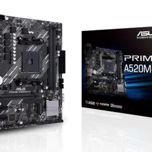 Asus mATX, Socket AM4, AMD A520 chipset, 2x DIMM DDR4, 7.1 ch audio, UEFI AMI BIOS-W128269787-EET