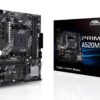Asus A520 Micro ATX Motherboard AM4 con M.2 PCIe 3.0, HDMI 2.1 e LAN Gigabit