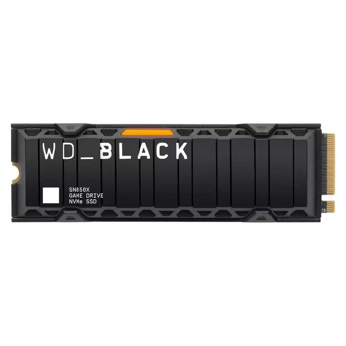 SSD WD BLACK SN850X 2TB M.2 NVMe PCIe Gen4 con Heatsink Lettura 7300MB/s, Scrittura 6300MB/s, Gaming e Workstation - immagine 3