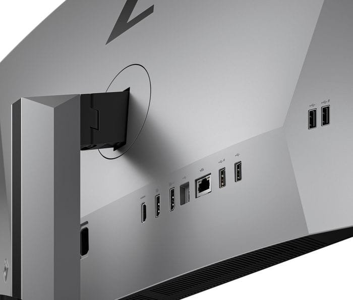 HP Z24m G3 Monitor Conferenze 23,8" QHD IPS 2560x1440, 400cd/m², 90Hz, 5ms, 99% sRGB/DCI-P3, HDR, Webcam 5MP, Microfoni, Speaker 10W, USB-C 100W PD, Ethernet LAN, HDMI + DP, Argento - immagine 5