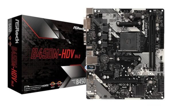 Asrock AMD AM4 Socket, 2 x DDR4 max. 32GB, 128Mb AMI UEFI BIOS, AMD Radeon Vega, Gigabit LAN, Micro ATX-W128261020-EET