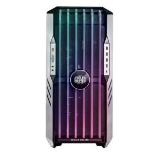 CABINET Cooler Master HAF 700 EVO Full Tower Gaming, Vetro Temperato, ARGB, LCD Iris, Radiatori fino a 480mm, USB-C