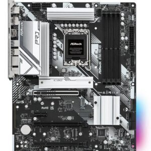 Asrock B760 ATX Motherboard – LGA1700, Supporto Intel 13ª/12ª Gen, DDR5 Dual Channel, PCIe Gen5, 2.5G LAN, USB 3.2, Audio 7.1, Nahimic, Intel Xe Graphics