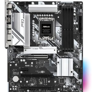 Asrock Intel B760 scheda madre ATX con DDR5, socket LGA1700, PCIe Gen5, LAN 2.5GbE e audio 7.1