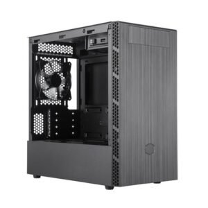 Cooler Master Mini-ITX/Micro-ATX Tower Nero con Supporto ODD, Filtri Antipolvere, 2 Alloggiamenti HDD, 2 SSD, Pannello Superiore Ventilato, USB 3.2 Gen1, 120mm Preinstallata