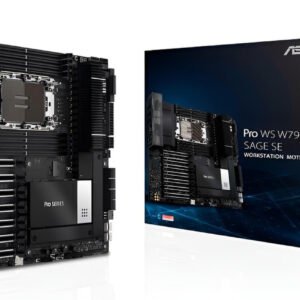 Asus Pro WS W790E-SAGE SE scheda madre workstation EEB con socket LGA4677, DDR5 fino a 2TB, PCIe 5.0, 10GbE e audio Realtek 7.1