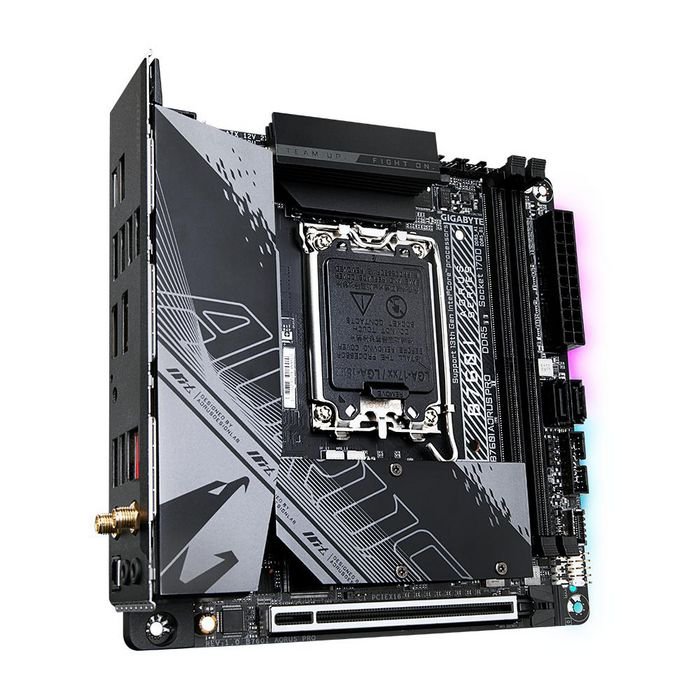 Gigabyte B760I AORUS PRO – Scheda Madre Mini-ITX LGA1700, DDR5 fino a 96GB, 2x M.2 PCIe 4.0, SATA III, Wi-Fi 6E, LAN 2.5GbE, HDMI/DP, Audio 7.1** - immagine 3