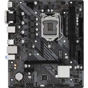 ASRock Micro-ATX Motherboard - Socket Intel LGA1200, Supporto CPU Intel 10a & 11a Generazione, DDR4, Ultra M.2 PCIe Gen3 x4, HDMI, DVI-D, D-Sub, BIOS UEFI