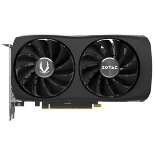 Zotac GeForce RTX 4060 8GB GDDR6 scheda grafica PCIe 4.0 Dual Fan nera compatta per gaming e creazione 4K