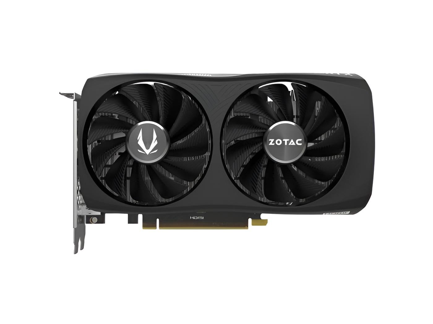 Zotac GeForce RTX 4060 8GB GDDR6 scheda grafica PCIe 4.0 Dual Fan nera compatta per gaming e creazione 4K