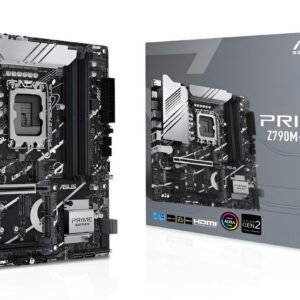 Asus Z790 mATX scheda madre micro ATX LGA1700 con DDR5 fino a 192GB, 3 slot M.2, 4 porte SATA III ed Ethernet Gigabit