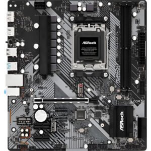 Asrock B650 scheda madre Micro-ATX AM5 con DDR5 fino a 96GB, M.2 PCIe, SATA III e LAN Gigabit