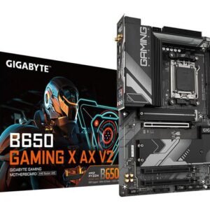 Gigabyte B650 GAMING X AX V2 – Scheda madre AMD Ryzen 9000 con DDR5 fino a 8000MHz, PCIe 5.0, Wi-Fi 6E, 2.5GbE LAN, doppio M.2, USB 3.2 Gen 2 e VRM 8+2+2 per prestazioni da gaming estreme