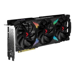 PNY GeForce RTX 4070 SUPER OC XLR8 ARGB TF scheda grafica 12GB GDDR6X con 3 ventole e uscite DisplayPort e HDMI per gaming 4K
