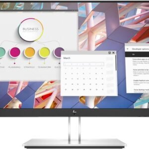 Monitor HP 23.8" Full HD IPS 1920x1080, 5ms, 60Hz, 250cd/m², HDMI, DisplayPort, USB Hub 4x, Low Blue Light, Flicker-Free, VESA 100x100, Regolabile in altezza, Pivot, Classe Energetica D