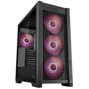 CABINET ASUS TUF Gaming GT302 ARGB, Mid Tower, 4 ventole ARGB 140 mm, supporto AIO 360 mm