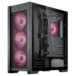 CABINET ASUS TUF Gaming GT302 ARGB, Mid Tower, 4 ventole ARGB 140 mm, supporto AIO 360 mm