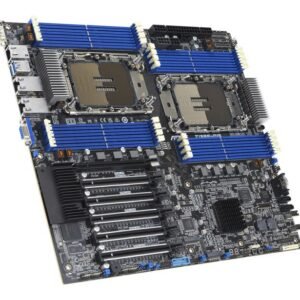 ASUS Intel C741 Dual Socket LGA4677 – Scheda madre server E-ATX con supporto DDR5 ECC, doppio 10Gbps LAN, gestione remota ASMB11-iKVM, BMC AST2600 e prestazioni ottimizzate per Xeon Scalable