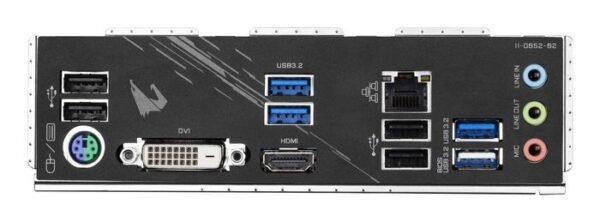 Gigabyte B550M AORUS ELITE Motherboard - AMD Ryzen 5000 CPUs, 5+3 Phases VRM, up to 4733MHz DDR4, 1xPCIe 4.0 + 1xPCIe 3.0 M.2, 1GbE LAN, USB 3.2 Gen 1 - immagine 2