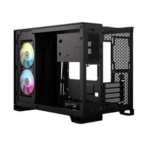 CABINET Corsair iCUE LINK 2500X RGB Mid Tower Gaming, Vetro Temperato, 2 Ventole RX RGB, Supporto Radiatori 360mm, USB-C