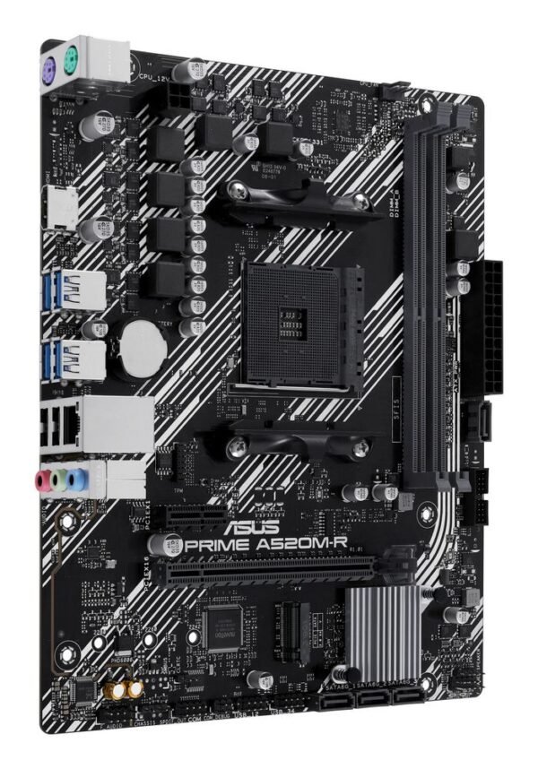 Asus AMD A520 (Ryzen AM4) micro-ATX motherboard with M.2 support, Realtek 1Gb Ethernet, HDMI, SATA 6 Gbps, rear and front USB 5Gbps support-W128853062-EET - immagine 4