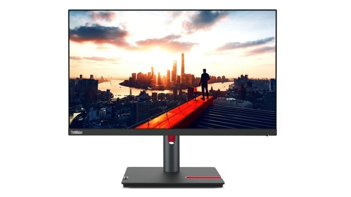 monitor Lenovo 24 pollici Quad HD IPS – Display 23.8", 2560x1440, 60Hz, 6ms, 300 cd/m², HDMI, DisplayPort, USB-C 100W, Hub USB, Design Ergonomico e Visione Professionale - immagine 5