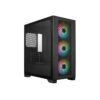 Cooler Master Mini Tower ARGB case gaming nero con vetro temperato e 3 ventole CF120 ARGB