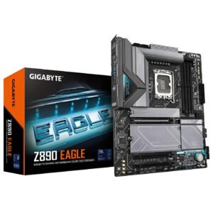 Gigabyte Z890 EAGLE scheda madre ATX con DDR5 8800MHz, socket Intel LGA1851, 4 slot M.2 PCIe, LAN 2.5GbE, USB4 e audio Realtek ALC897