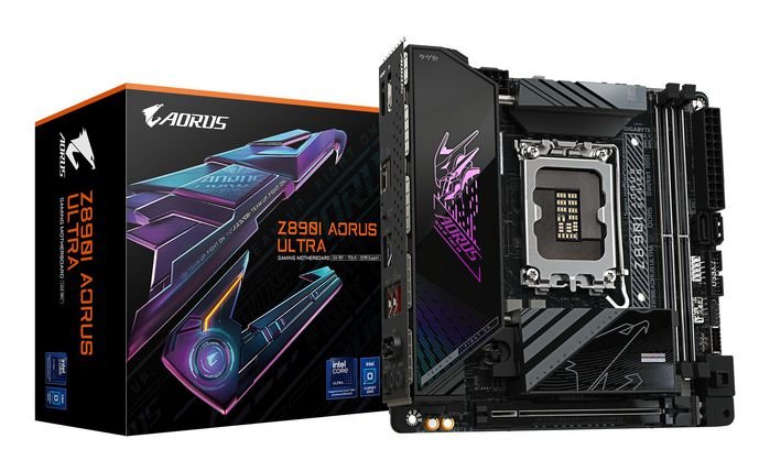 Gigabyte Z890I AORUS ULTRA – Scheda Madre Mini-ITX per Intel Core Ultra (Series 2), DDR5 fino a 8800MHz, PCIe 5.0, 2x M.2 NVMe, Wi-Fi 7, LAN 2.5GbE, Thunderbolt 4, VRM 8+1+2 fasi, SATA III** - immagine 5