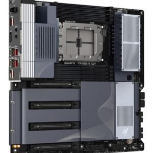 Gigabyte TRX50 AI TOP Motherboard - Socket AMD sTR5 per Ryzen Threadripper PRO 7000, 16+8+4 Phases VRM, DDR5 5200MHz, 4xPCIe 5.0, 4xM.2, Wi-Fi 7, LAN 10GbE