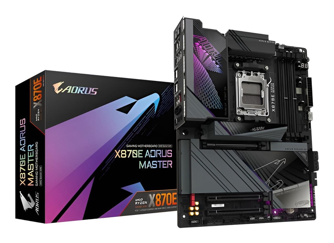 Gigabyte X870E AORUS MASTER scheda madre ATX AM5, DDR5, PCIe 5.0, Wi-Fi 7, LAN 5GbE e slot M.2