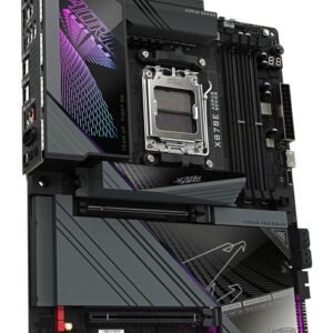 Gigabyte X870E AORUS MASTER Motherboard - Supports AMD Ryzen 9000 CPUs, 16+2+2 Phases Digital VRM, up to 8600MHz DDR5 (OC), 3xPCIe 5.0 + 1xPCIe 4.0, Wi-Fi 7, 5GbE LAN, USB 4